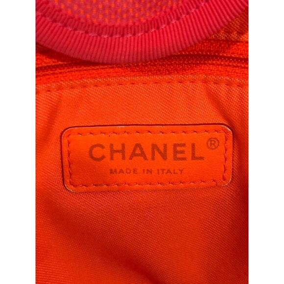 Chanel Deauville Medium Pink Canvas Tote SPB-JB 332909 - Picture 9 of 15